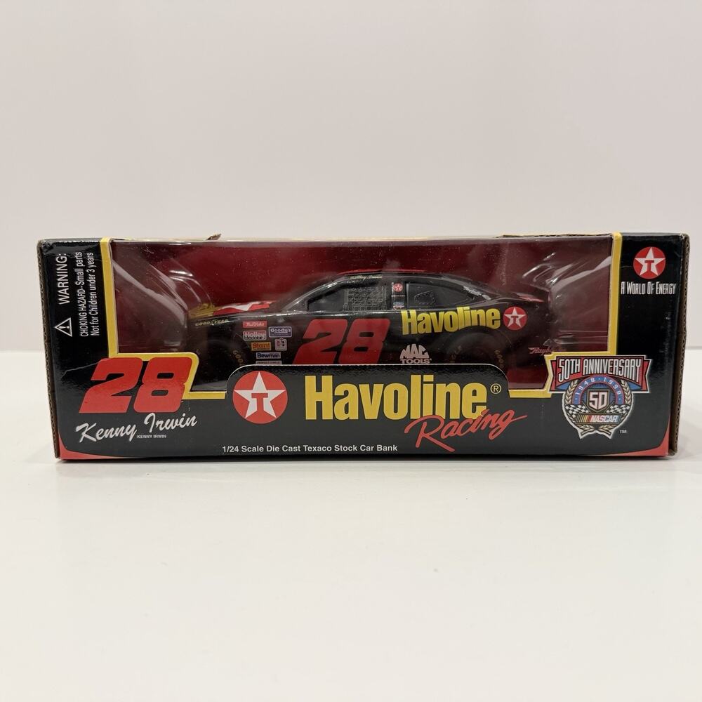 TEXACO HAVOLINE #28 KENNY IRWIN 1998 DIECAST NASCAR Ford Thunderbird 1/24